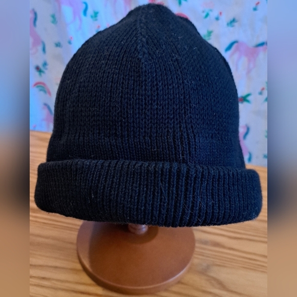 EUC Vintage Y2K True Religion Black Cotton Unisex Everyday Casual Winter Beanie